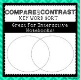 compare  contrast key words worksheets teaching resources tpt