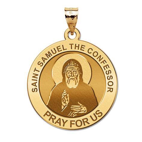 saint samuel  confessor  religious medal exclusive pg