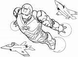 Iron Man Pages Coloring Printable Getcolorings Ironman sketch template