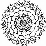 Mandala Simple Mandalas Easy Patterns Cool Coloring Sympa Levels Peace Quite Several Bring Types Kids But Will Has Level Serenity sketch template