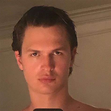 Ansel Elgort Posts Nude Photo For Charity Journal