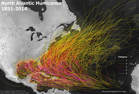 regions   risk  atlantic hurricanes   maps  washington post