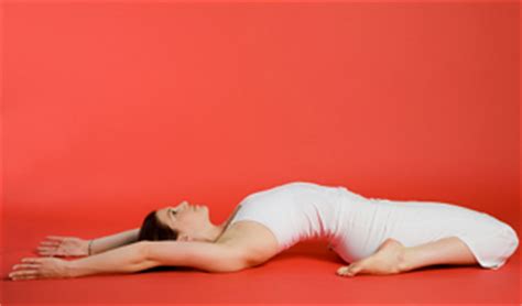 reclining hero pose  yoga