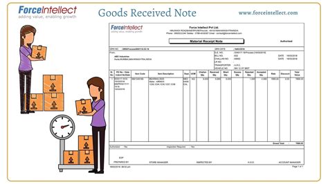 goods received note goods receipt note grn format