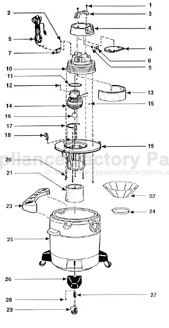 parts  domestic qs shop vac vacuum cleaners