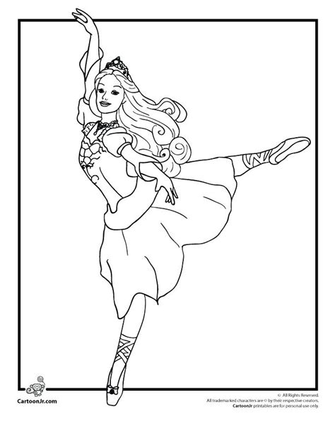 barbie ballerina coloring pages  getcoloringscom  printable