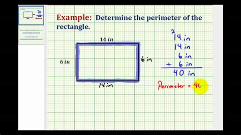 determine  perimeter   rectangle involving  numbers
