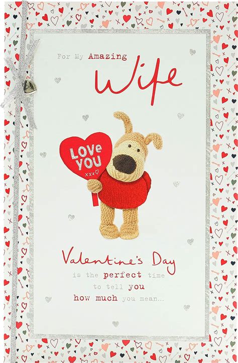 uk  wife valentines day card boofle valentines day card