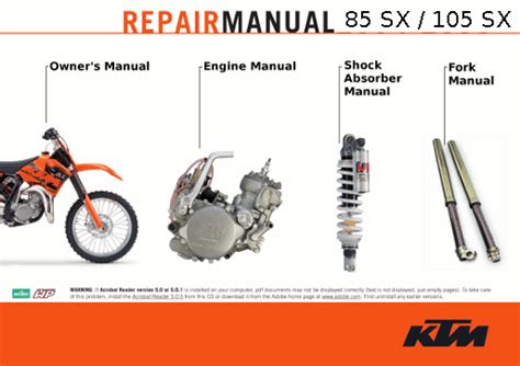 official   ktm   sx xc repair manuals cyclepedia