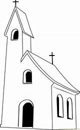 Church Coloringpages101 sketch template