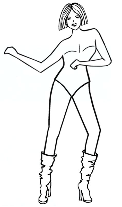 human body outline printable    clipartmag