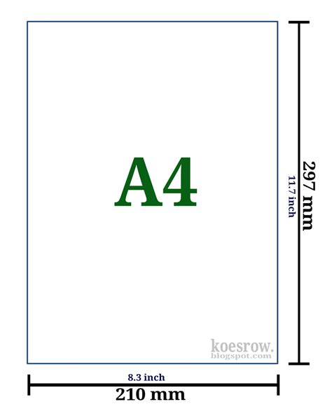 Perbedaan Kertas A4 F4 Letter Dan Legal Serta Penggunaannya Koesrow