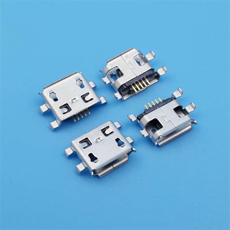 10pcs Micro Usb Type B Female 5p Shen Board 0 8 Type