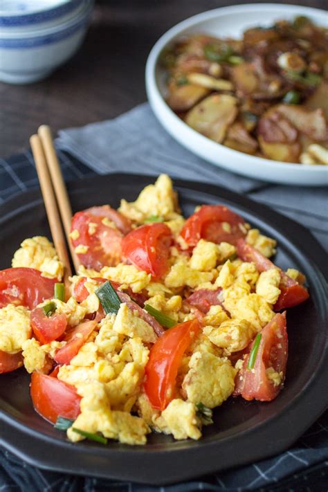 easy chinese tomato eggs recipe  wanderlust kitchen