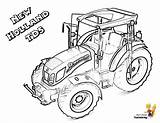 Coloring Tractor Pages Holland Tracteur Coloriage Traktor Ausmalbilder Imprimer Drawing Malvorlage Printable Print Ausmalen Kids Sheets Tractors Gritty Harvester Books sketch template