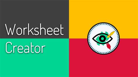 worksheet creator  educators   tool planerium