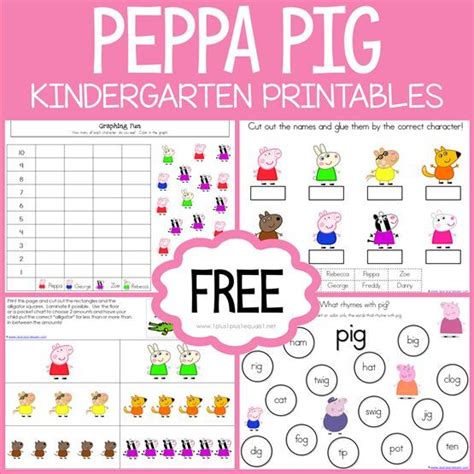peppa pig kindergarten printables  peppa pig kindergarten