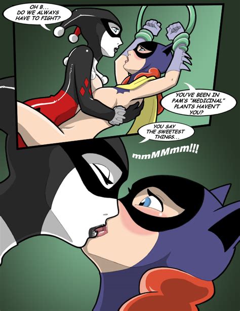 batgirl batman dc harley quinn poison ivy spaniard83 comic most popular images hentai wallpapers