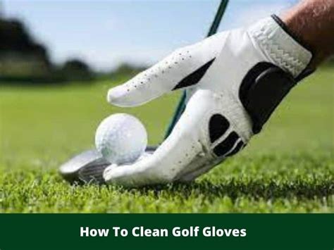 clean golf gloves  machine wash