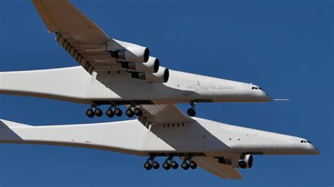 worlds largest aircraft successfully completes maiden test flight