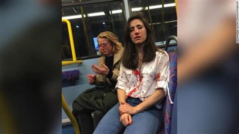 london bus attack lesbian couple viciously beaten in