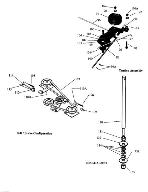 swisher  finish mower belt diagram