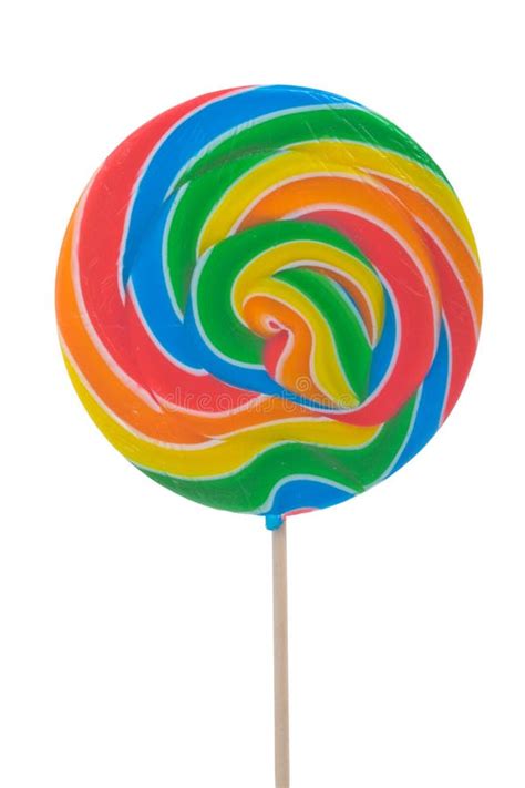 large swirl lollipop stock  image