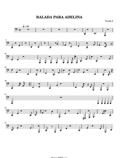 balada para adelina sheet music pdf