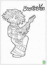 Coloring Doodlebops Pages Library Clipart sketch template