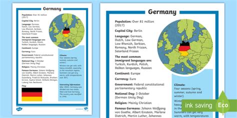 new germany fact file german europe deutschland eu