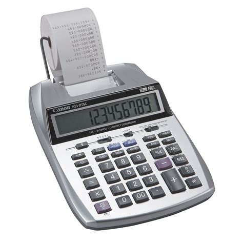 canon p dtsc printing calculator  digit clock  calendar   pricelesspk