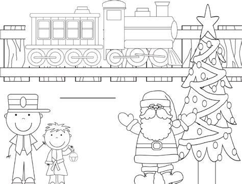 polar express coloring sheet scribd polar express pinterest