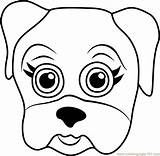 Face Coloring Puppy Pug Pages Drawing Color Parade Coloringpages101 Pet Getdrawings sketch template