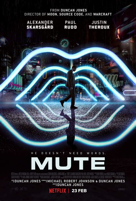 mute  poster  trailer addict