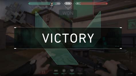 victory valorant interface  game