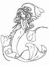 Meerjungfrau Topmodel Meerjungfrauen Malvorlagen Goog sketch template