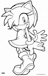 Sonic Amy Coloring Pages Knuckles Tails Rose Super Shadow Color Hedgehog Print Printable Getdrawings Getcolorings Colorings Classic Template sketch template