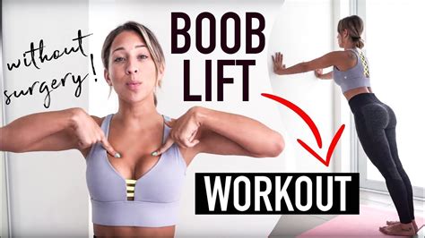 best 7 simple exercises to lift sagging breasts youtube