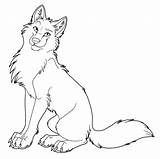 Wolf Template Outline Templates sketch template