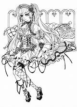 Fairies Malvorlagen Exotic Menschen Malen Kolorowanki Loli Amelia Gotica Dziewczyny Visiter Kunjungi Colorier Pixel sketch template