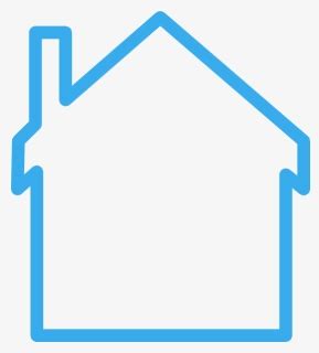 house outline clip art simple house coloring page hd png