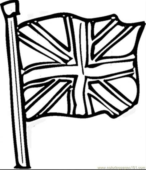 coloring pages british flag countries great britain