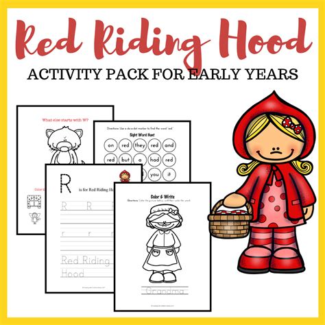 Printable Little Red Riding Hood Story