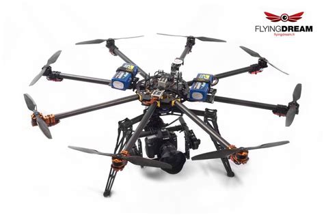 flyingdream drone uav aerial photography octocopter cinema  axes alexmos gimbal