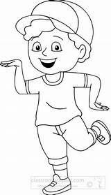 Boy Clipart Outline Drawing Child Dancing Children Drawings Clipground Webstockreview Paintingvalley Cliparts sketch template