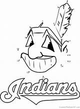 Indians sketch template