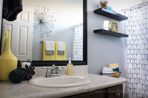 fit crafty stylish  happy guest bathroom makeover