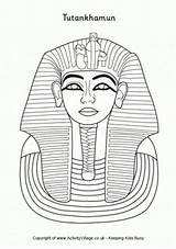 Tutankhamun Colouring Tut Egipto Egyptian Arte Canopic Colorear Tutankamón Momias Egipcias Antiguo Tutankamon Cleopatre Maquetas Egipcio Map Egitto Tutankhamon Enseñar sketch template