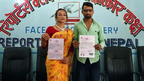 first in nepal man transgender woman register for