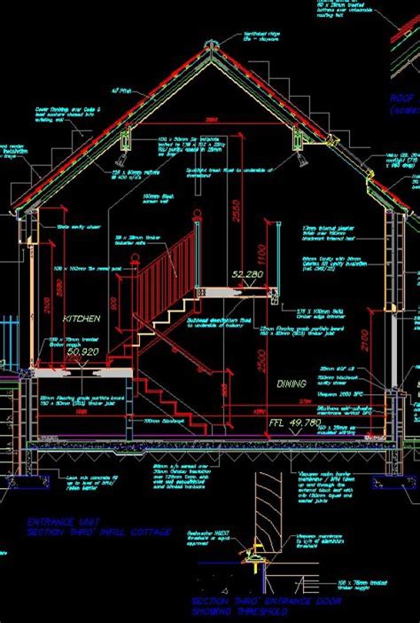 house section cad drawings downloadcad blocksurban city designarchitecture projects